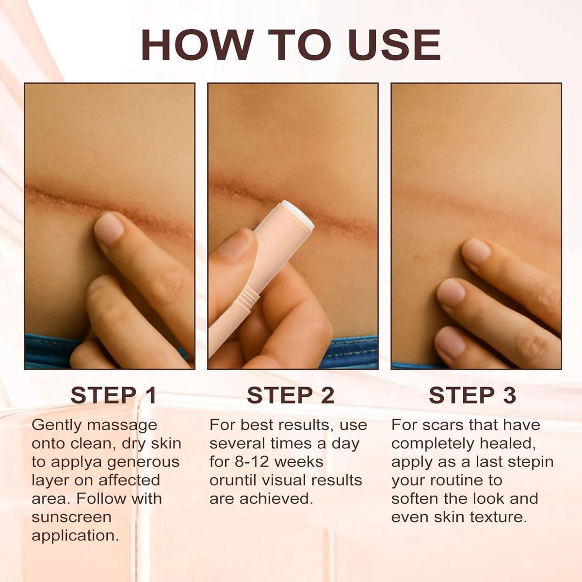 Advanced Medical Grade Silicone Scar Stick
